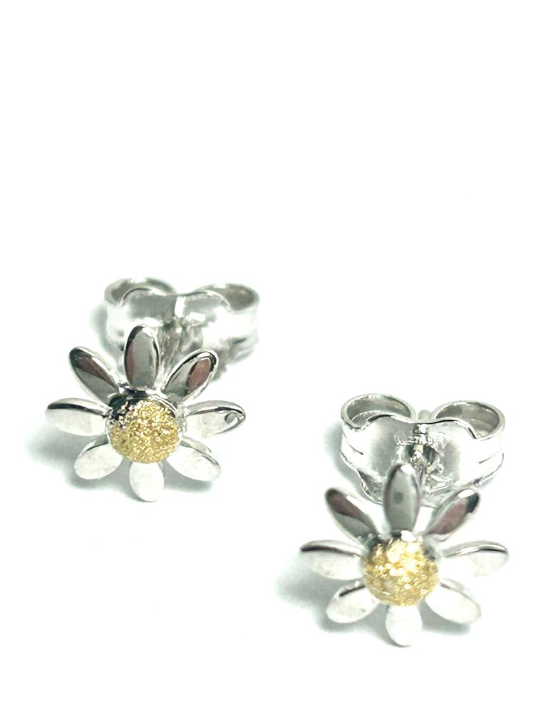 Nincs minimálár - Stud fülbevaló - 18 kt. Sárga arany, Fehér arany #3.2