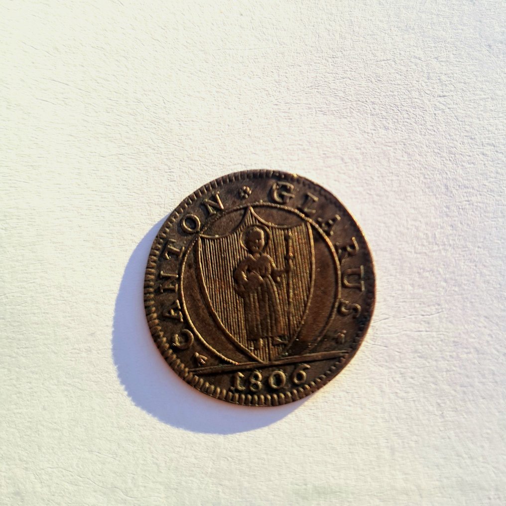 Switzerland. 3 Schilling/9 Rappen 1806, Kanton Glarus  (No reserve price) #1.0