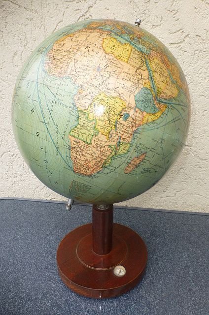 Celestial and terrestrial globes - Columbus politischer + wirtschaftlicher Erdglobus um 1915 + mit deutschen Kolonien ! - 1910-1920 #3.2