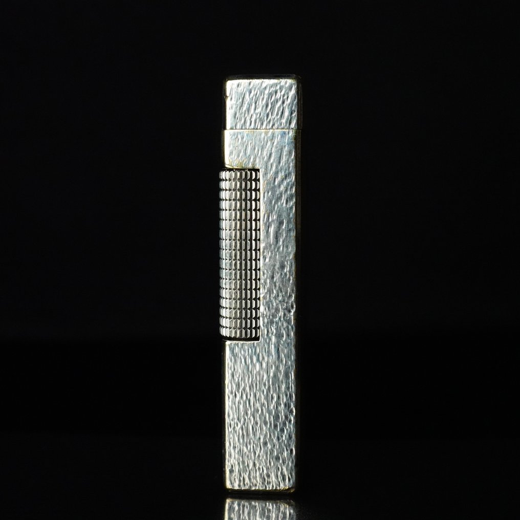 Dunhill - Fine Bark Pattern Rollagas Lighter - No reserve price - Lighter - Silver plated #2.1