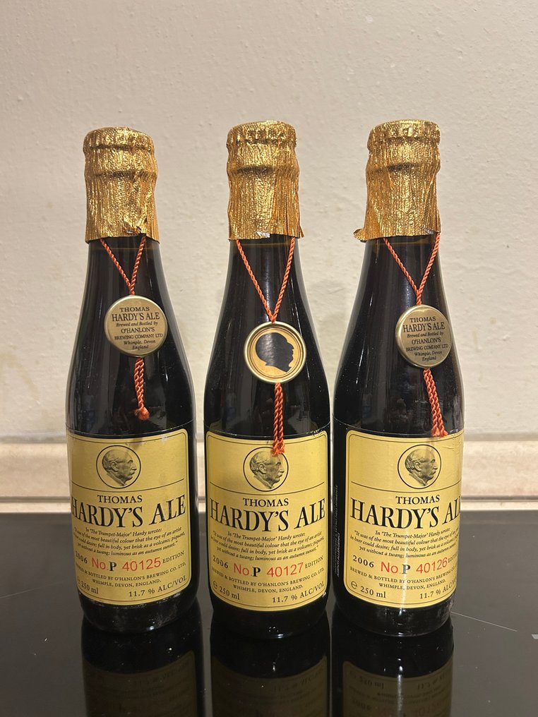 O'Hanlon's Brewing Company Ltd - Thomas Hardy's Ale 2006 - 25 cl -   3 flaschen  #1.0