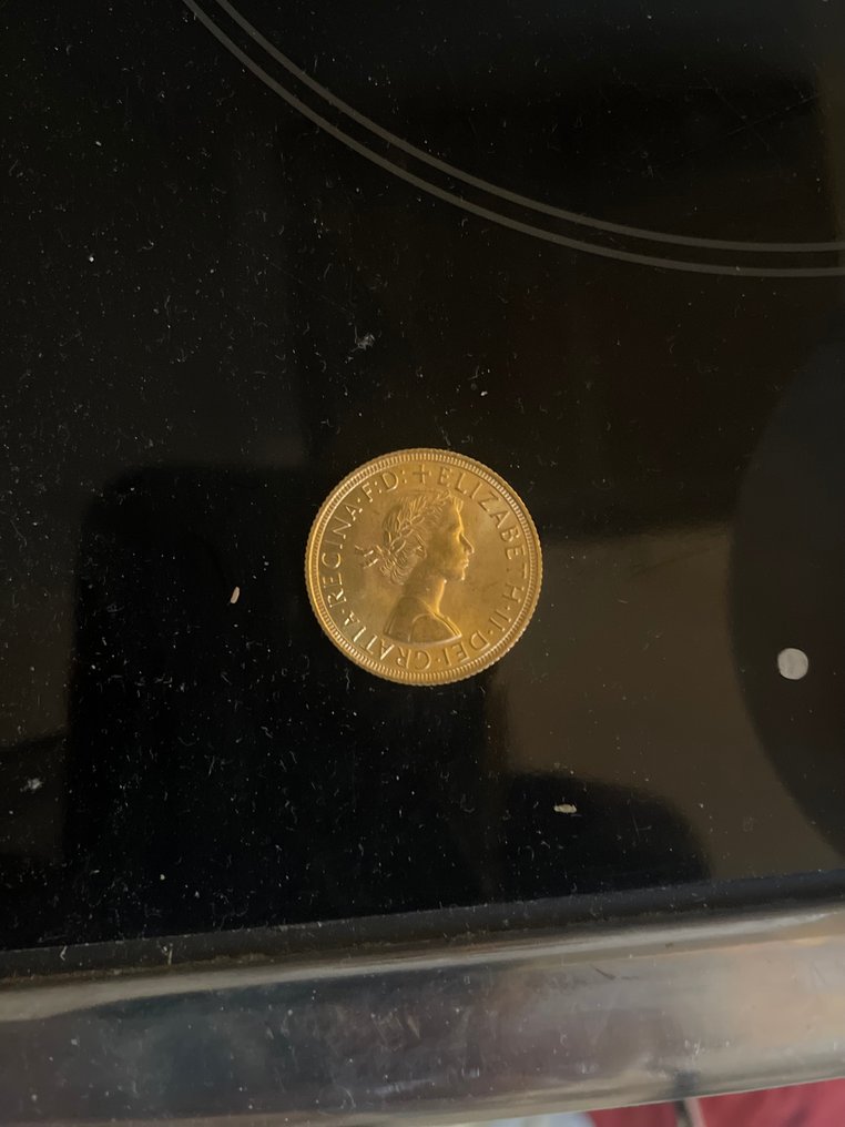 Yhdistynyt kuningaskunta. Isabel II. Sovereign 1958 #2.1