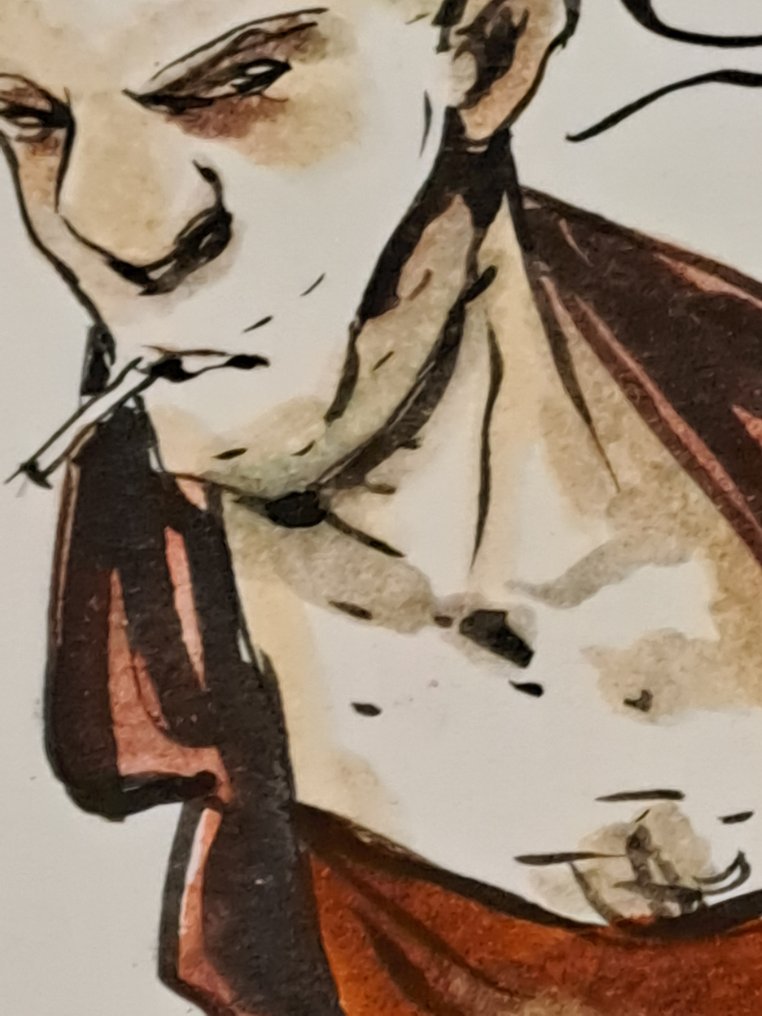 Gipi - 1 Original colour drawing - In che Senso? #2.1