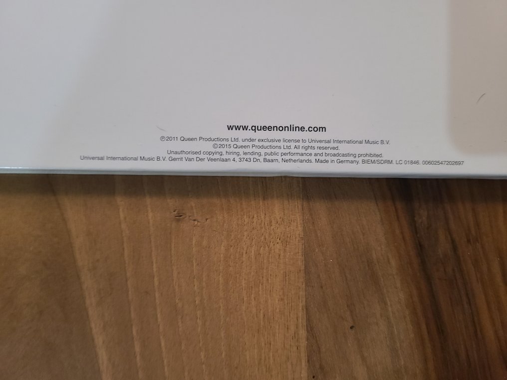 Queen - A Night At The Opera - LP - 180克, 压制在重磅黑胶上！德国！罕见！, 彩色唱片 - 2015 #4.3