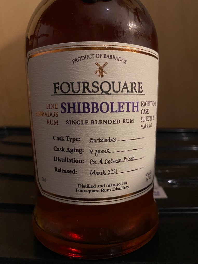 Foursquare 16 years old - Shibboleth - Mark XVI - b. 2021 - 70cl #1.0