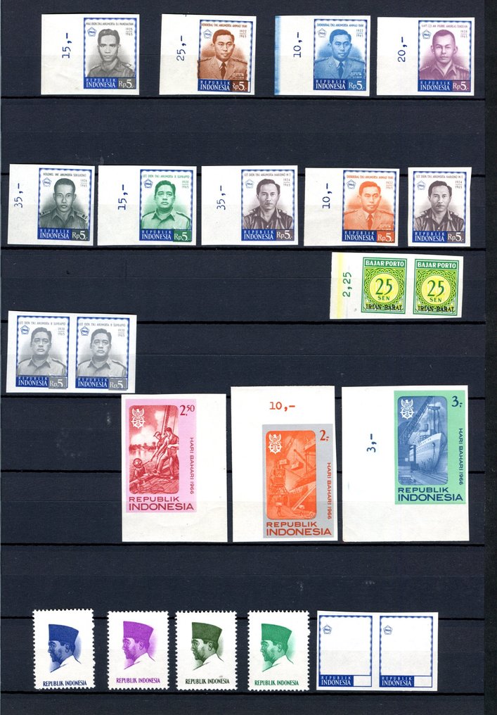 Ολλανδία και υπερπόντια εδάφη  - Επιλογή Ανεπεξέργαστων Δοκιμών και Χρωματικών ποικιλιών Ινδονησίας #1.0