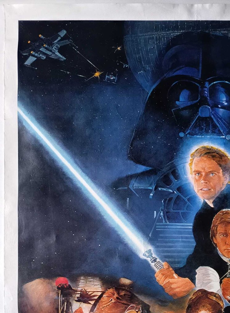 Kazuhiko Sano - Star Wars Episode VI: Return of the Jedi - RARE !! 1983 Original US Theatre Release Poster - One Sheet - Style B - MINT #3.2