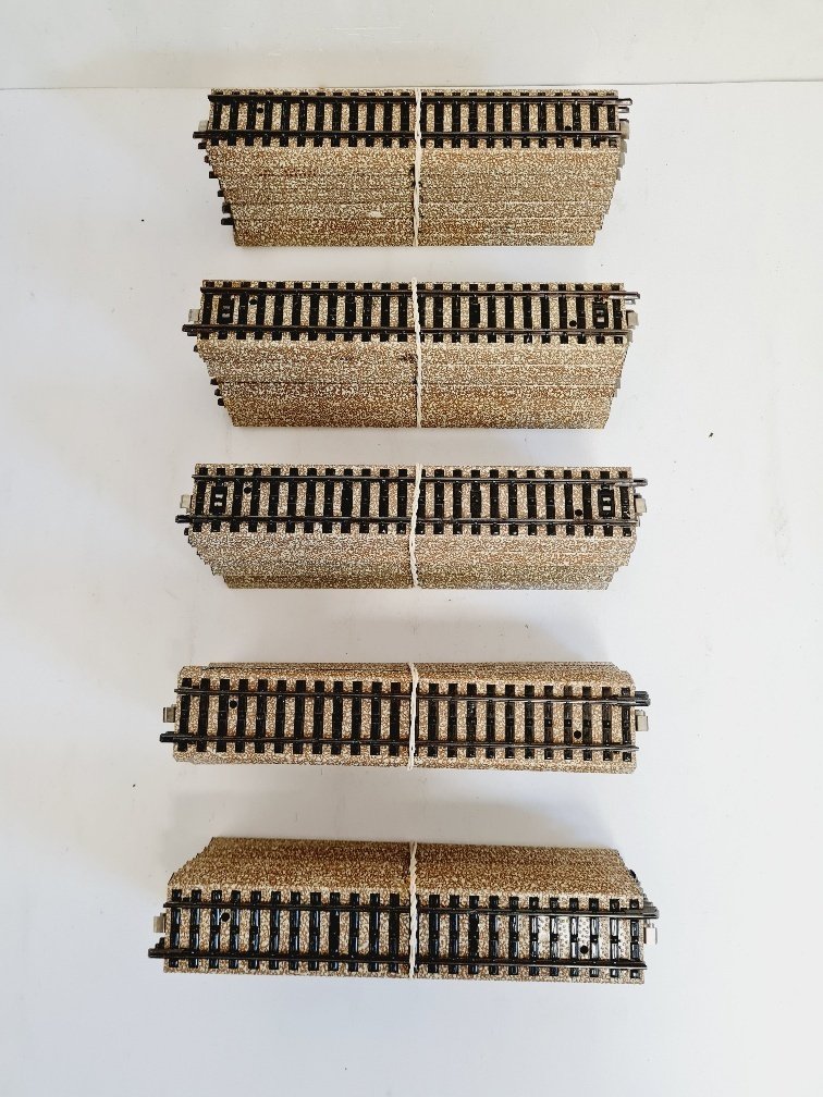 Märklin H0 - 5100-5200 - 模型火車軌道 (100) - 直的和弯的M型轨道 #2.1