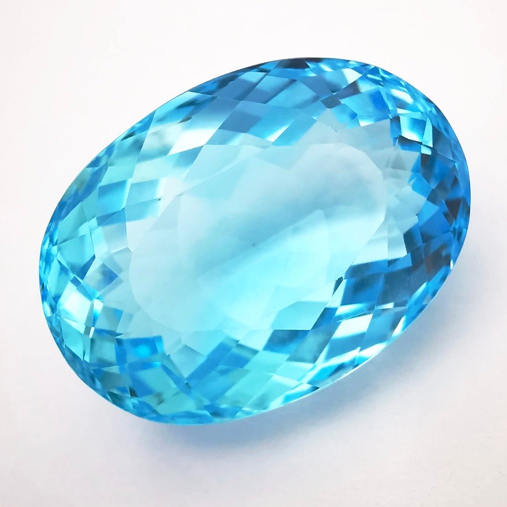 No reserve price Topaz  - 42.50 ct - Antwerp Laboratory for Gemstone Testing (ALGT) - Sky Blue Topaz #1.0