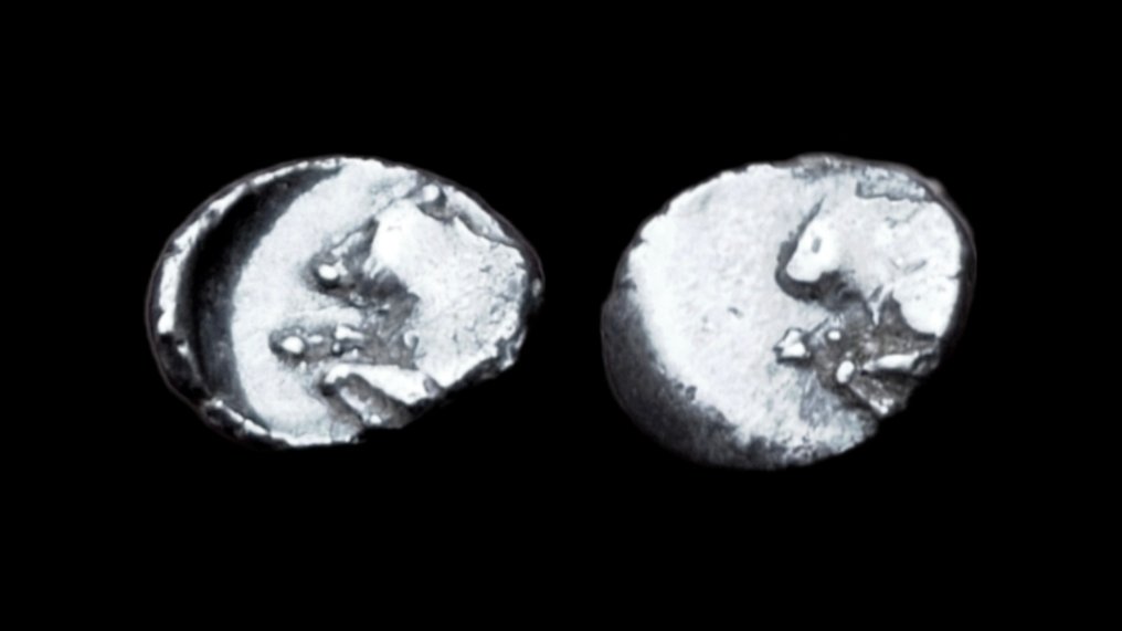 Ελλάδα (αρχαία) Lot of 2 AR Hemiobols Caria & Kasolaba mints  (χωρίς τιμή ασφαλείας) #2.1