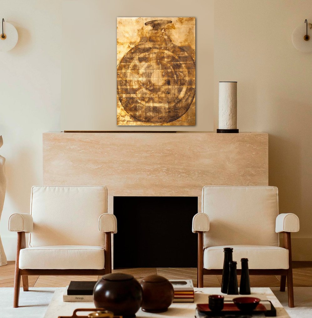 Fran Gonzalez 1959 (Contemporary Gilding) - El Laberinto de Minos #2.1