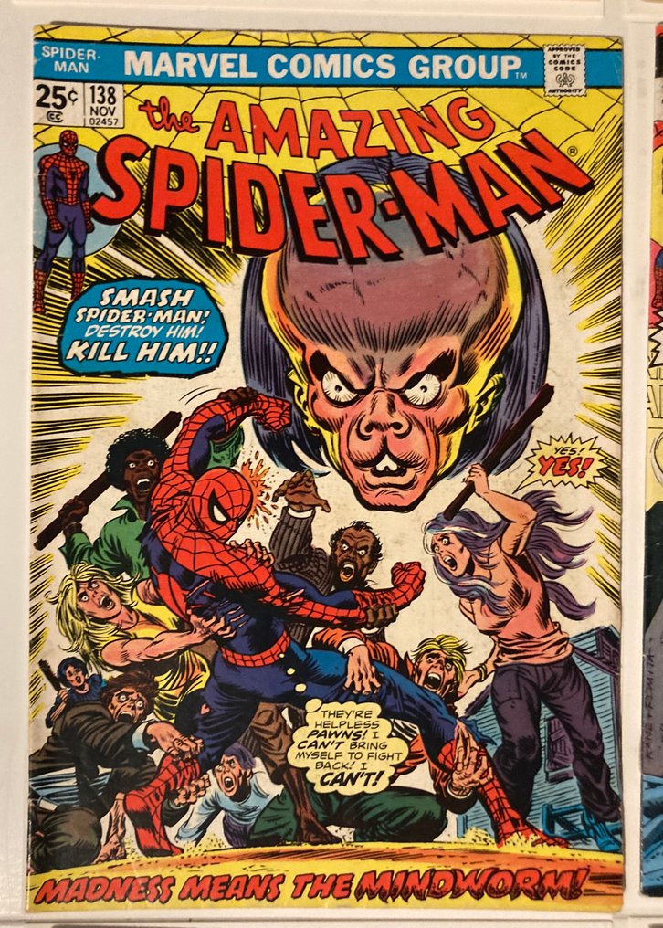 The Amazing Spider-Man #116 #136 #137 #138 #139 #164 #184 #221 #244 - 1st app of Harry Osborn as Green Goblin, Grizzly, White Dragon / 3rd app of Hobgoblin - 9 Comic - First edition - 1974/1983 #4.3
