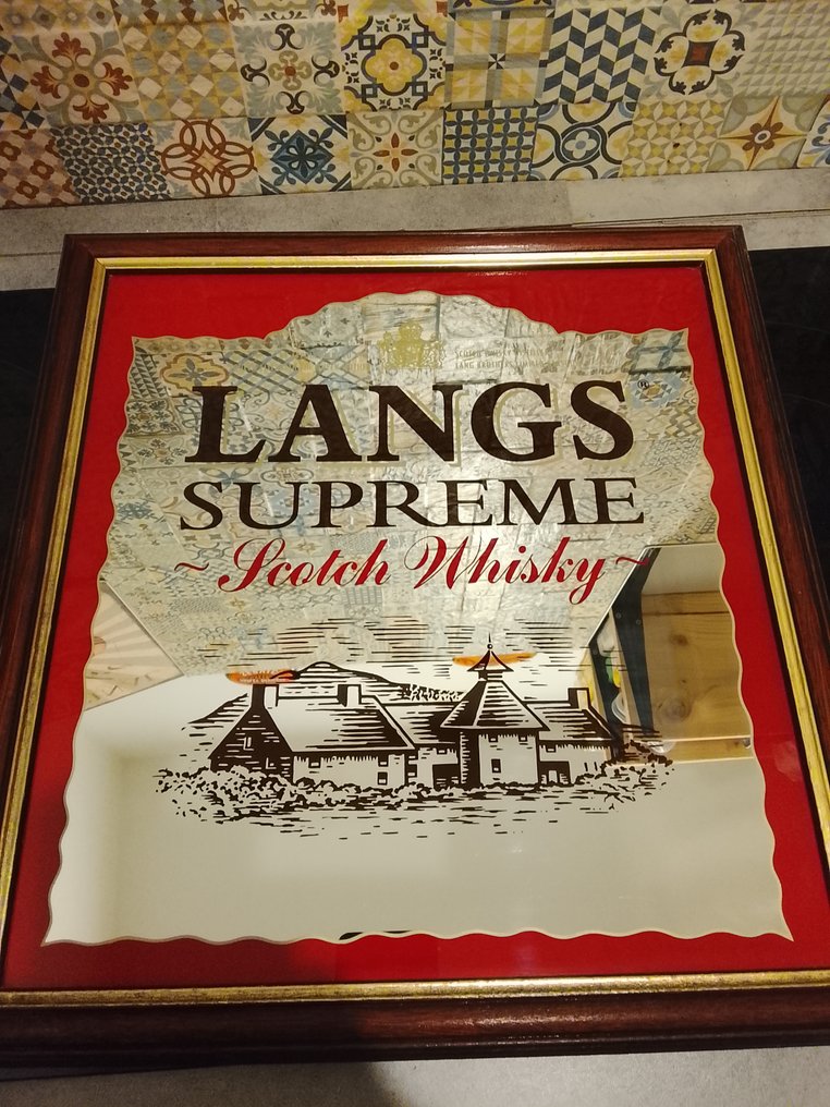 Langs Supreme Scotch Whisky - Reklámtábla - tükör #2.1