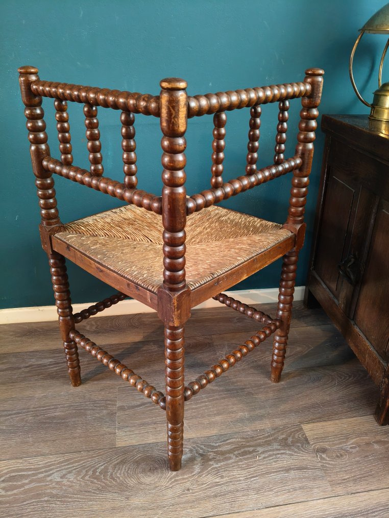 Szék - Fa - Antik 'Bobbin' Spinders #1.0