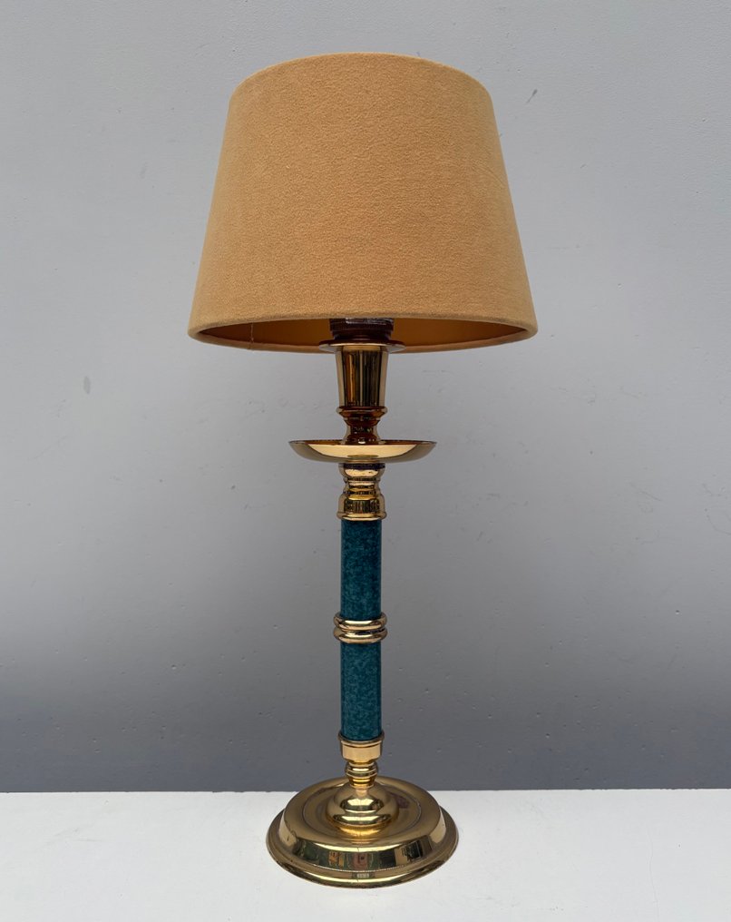 Herda - Bordlampe - Messing, Tekstil #4.3