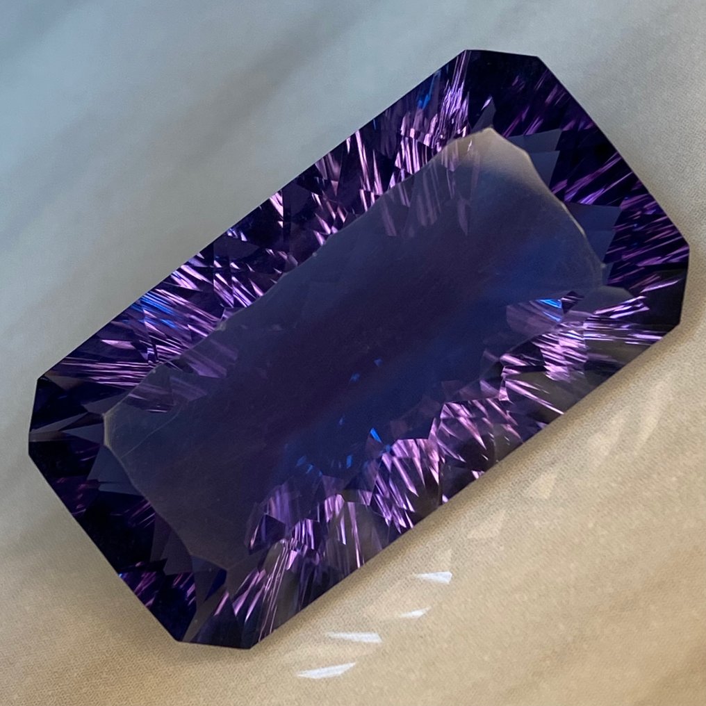 沒有保留價 螢石  - 52.83 ct - 國際有色寶石協會 (ICA GemLab) - 颜色变化 蓝色 紫色 #1.0