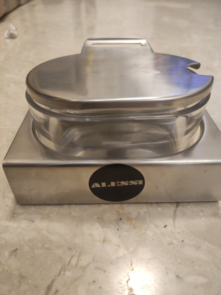 Alessi - Μπολ - Κρύσταλλο, ανοξείδωτο ατσάλι - αποθήκη τυριού παρμεζάνας #1.0