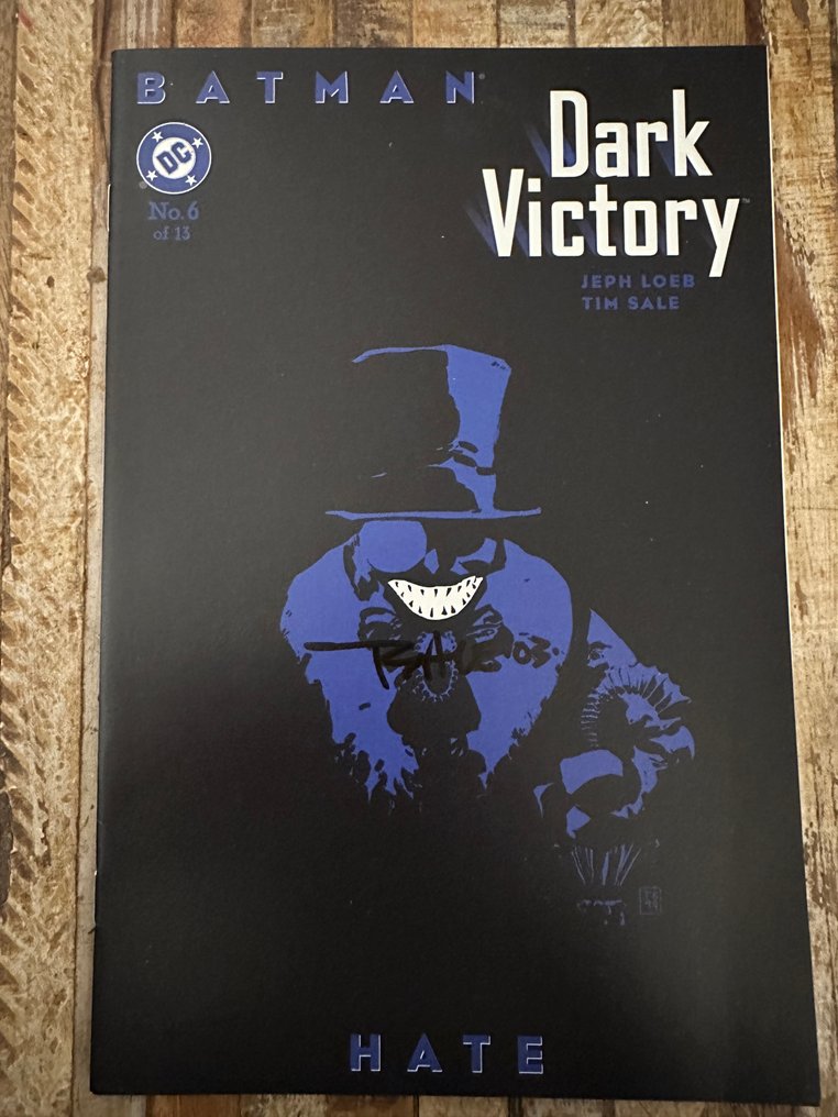 Batman : Dark Victory #6 - Signed by Tim Sale-NO RESERVE - 1 Comic - First edition #1.0
