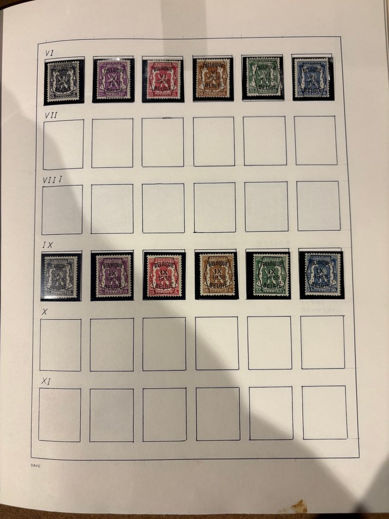 Βέλγιο 1870/1960 - Βέλγιο - συλλεκτικά γραμματόσημα σιδηροδρόμων, Preo's κ.ά. #1.0