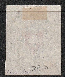 Ελβετία 1852 - Rayon II; μια όμορφη περιμετρικά στολισμένη σφραγίδα - SBK nrs 16II #1.0