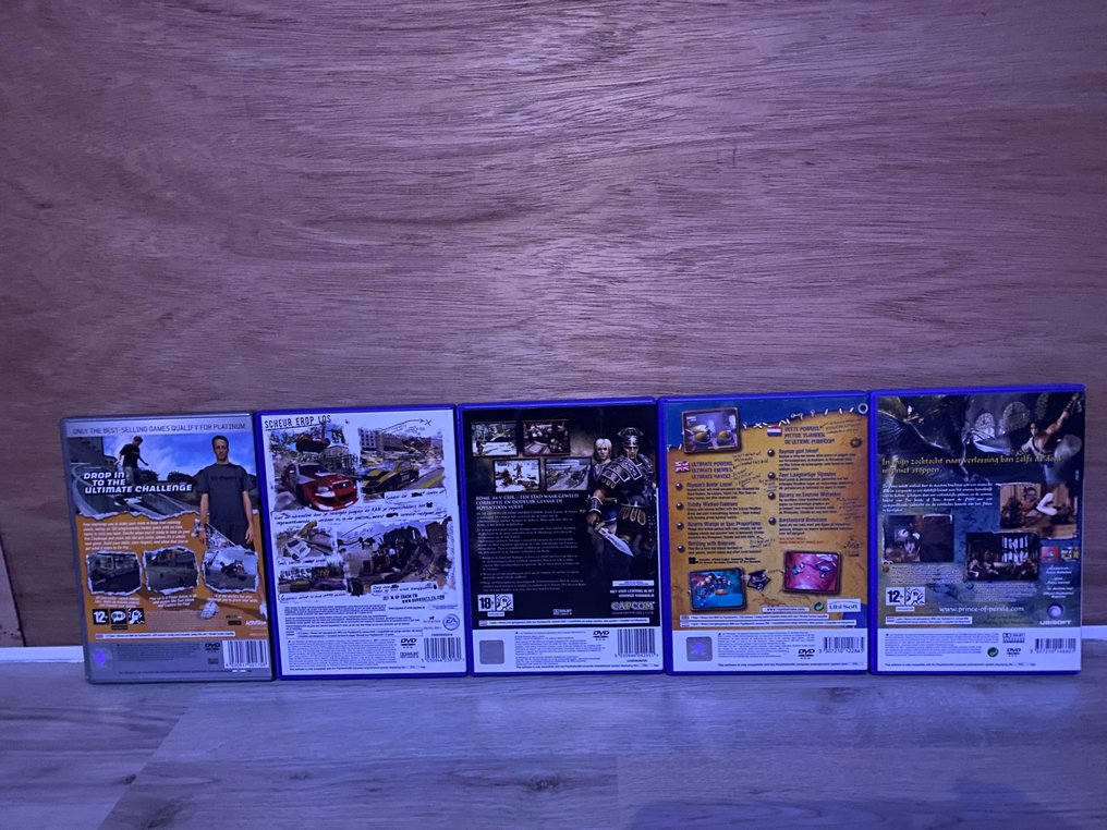 Sony - Playstation 2 (PS2) - Tony Hawks Pro Skater 4; Burnout 3: Takedown; Shadow of Rome; Rayman 3; Prince of P The Sands - Videospil - I original æske #3.2