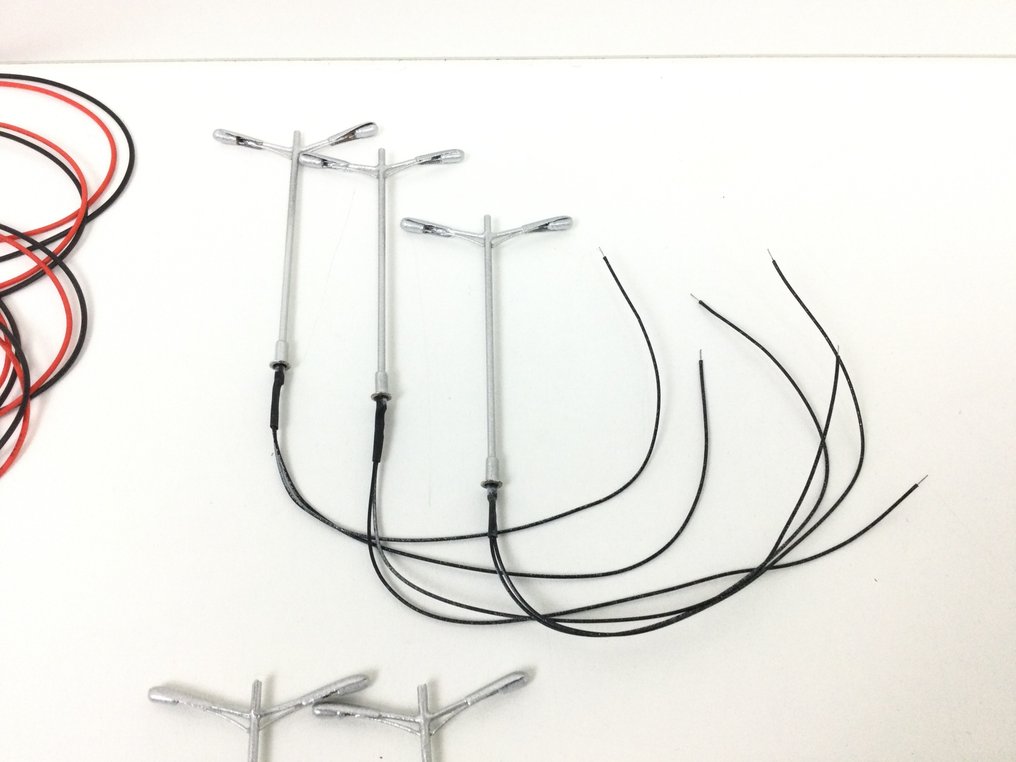 onbekend H0 - 模型火車燈光 (32) - 15个LED街灯加上17个LED室内照明 #3.2