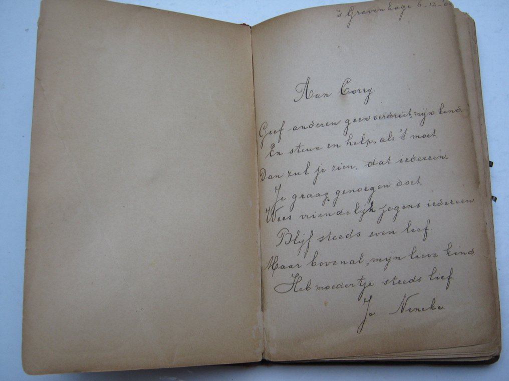 Poësie album - Volledig gevuld, 19e eeuwse litho's - 1908 #3.2