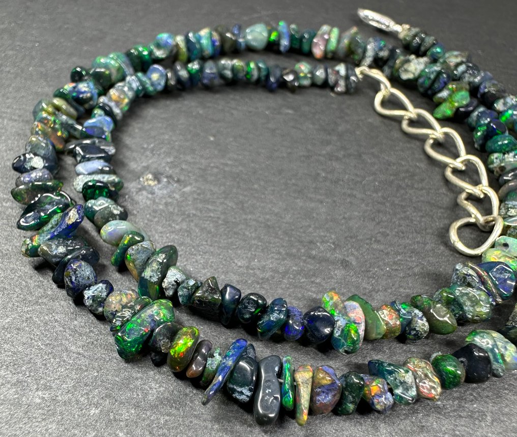 46克拉蛋白石项链 粗糙- 9.2 g #1.0