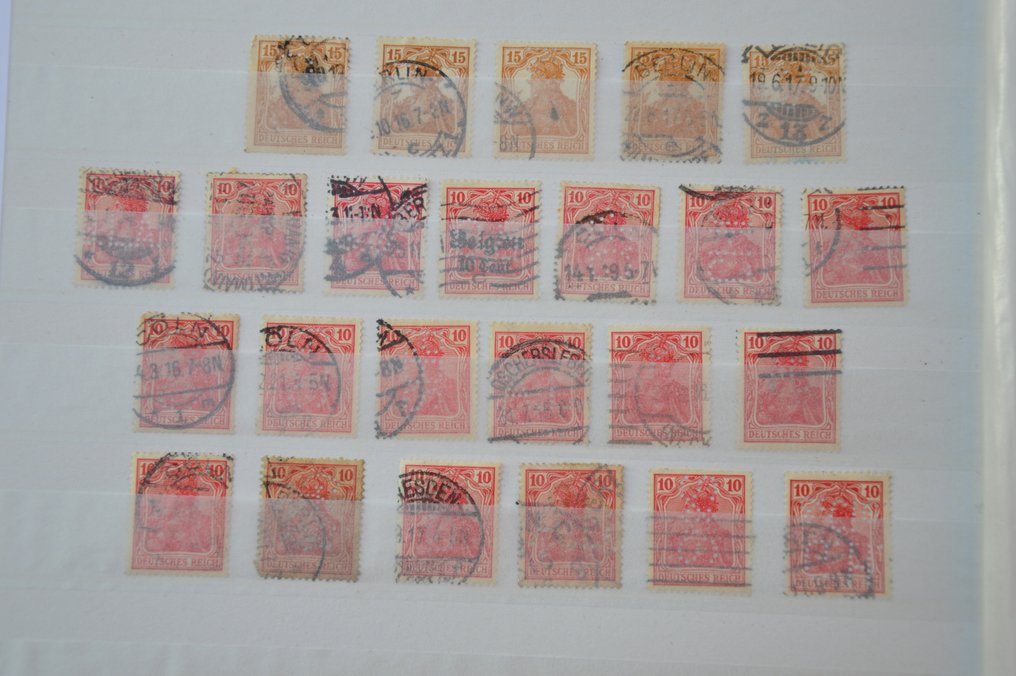 德国  - 218个Perfins收藏——巴伐利亚与德意志帝国 #4.3