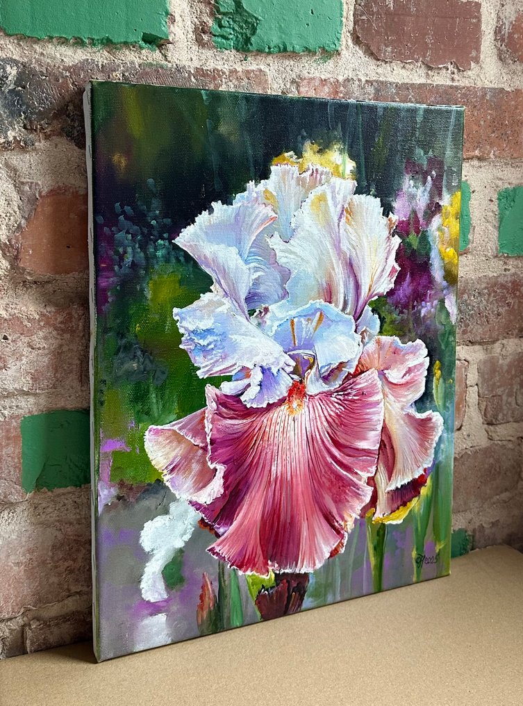 Alexander Nakonechny (1971) - White-red iris #2.1