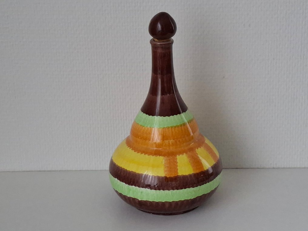 Schramberg Majolika Fabrik - Ντουλάπι (2) - Πήλινο - Στυλ ποτού Art Deco. #1.0