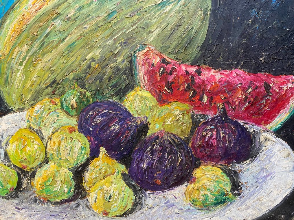 Luigi Ciancia (1926-1992) - Natura morta con frutta #3.2