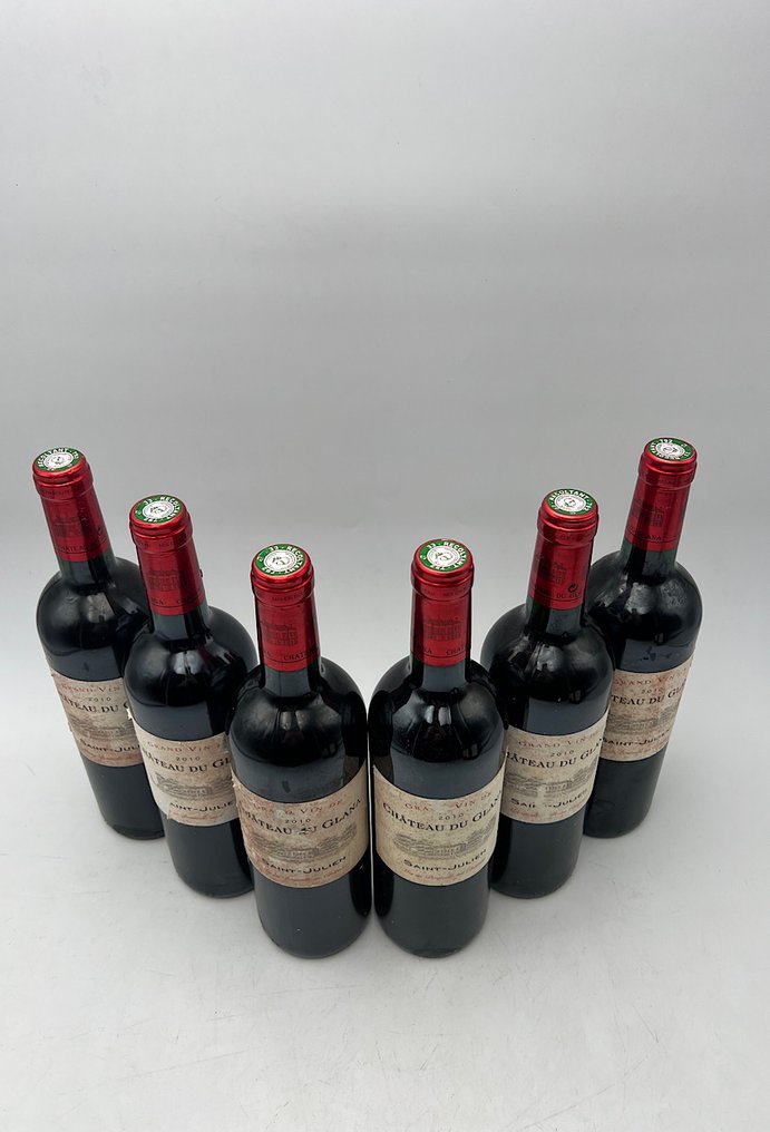 2010 Château du Glana - Bordéus, Saint-Julien - 6 Garrafas (0,75 L) #1.0