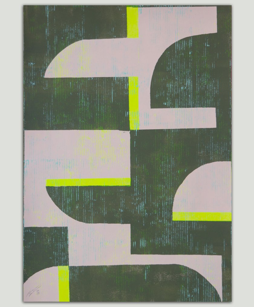 Ronald Hunter - Grid green #3.2