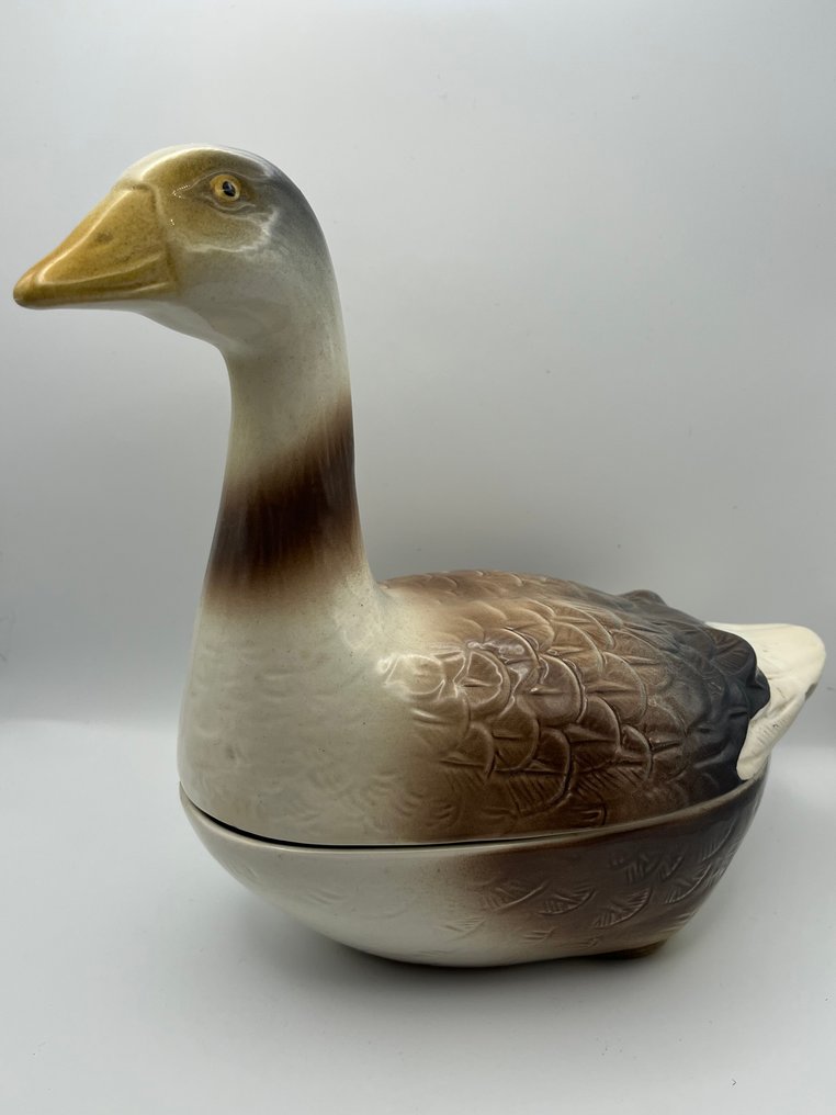 Michel Caugant - Custodia (2) - Ceramica - Anatra e oca #1.0