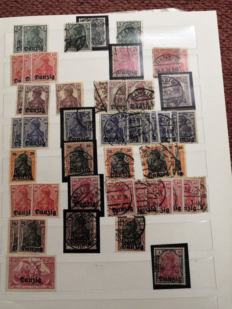 Ντανζιγκ 1920/1939 - Πάνω από 850 μάρκες στο μικρό σημειωματάριο. #1.0