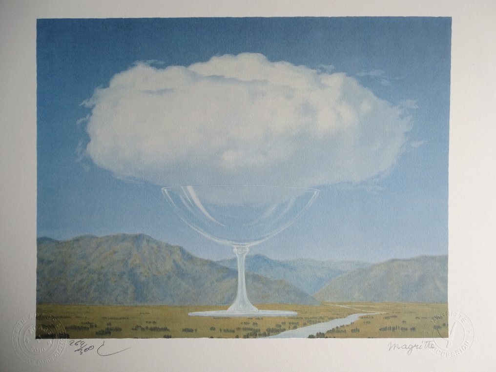 René Magritte (1898-1967), (d´apres) - La Corde Sensible #1.0