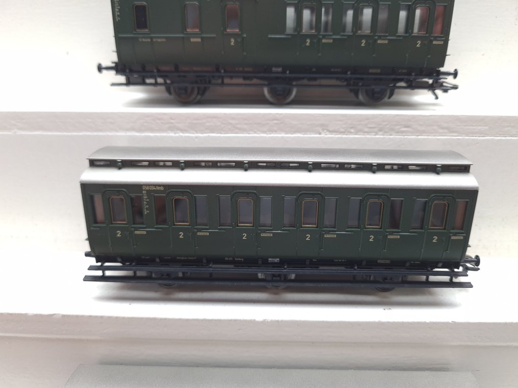 Märklin H0 - 4200/4202/4203 - Pienoisjunaradan matkustajavaunu (3) - 3x Coupérijtuigen - DB #4.3