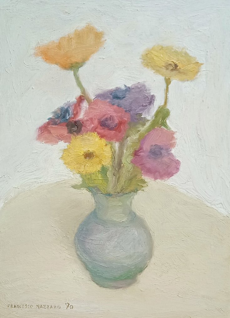 Francesco Nazzaro (1921-2009) - Vaso con fiori 5 #1.0