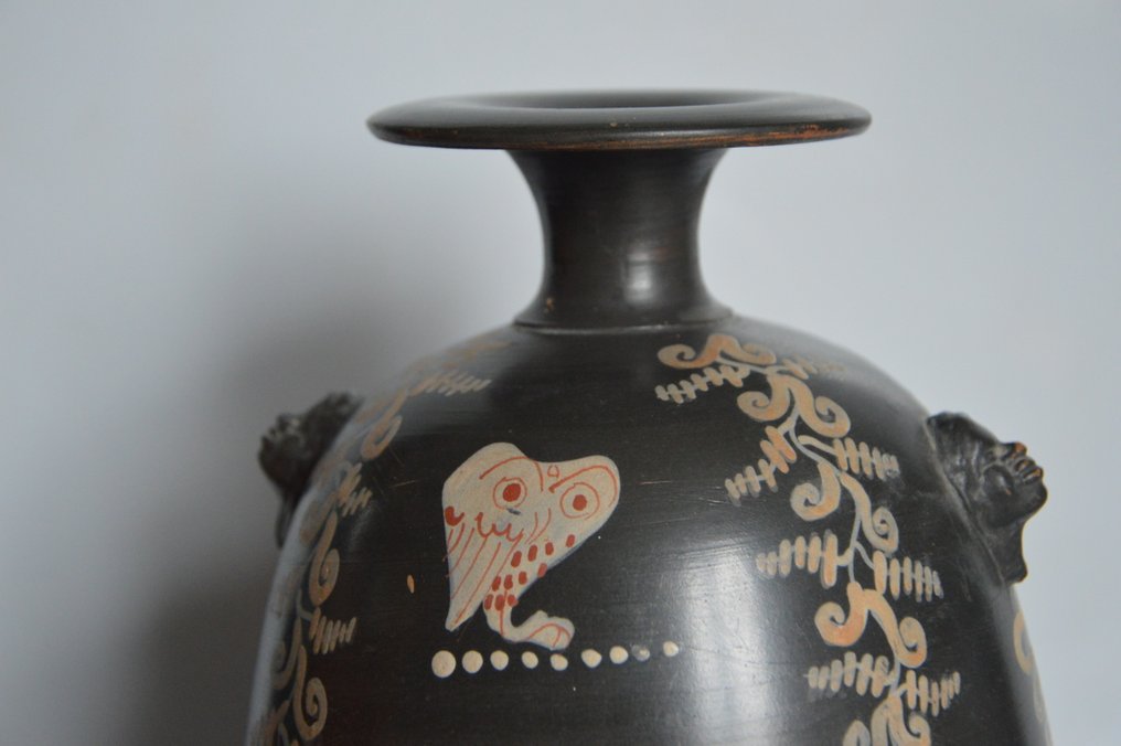 Αντίγραφο ενός Αρχαίου Έλληνα. Terracotta σκάφος - 21.5 cm  (χωρίς τιμή ασφαλείας) #3.2