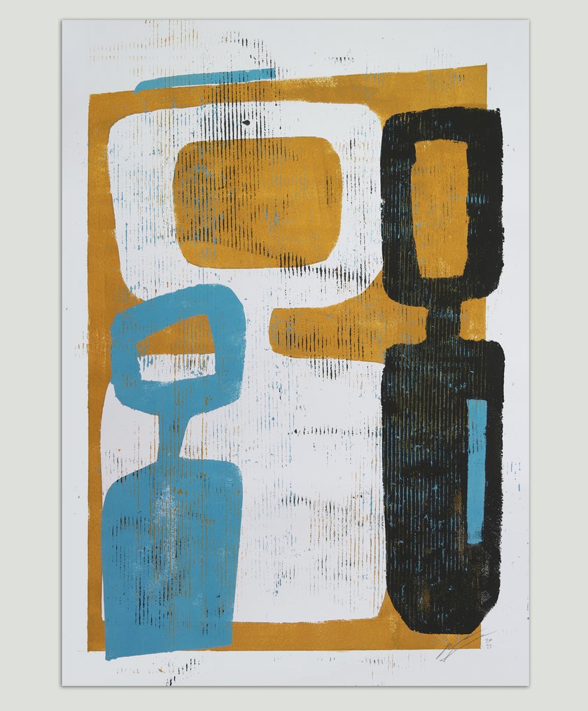 Ronald Hunter - Family portrait - Blue camel #4.3