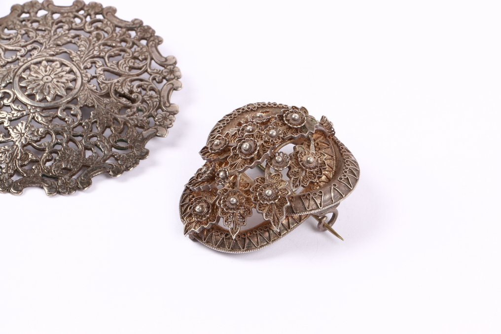 Senza prezzo di riserva - Spilla Argento - antico #3.2