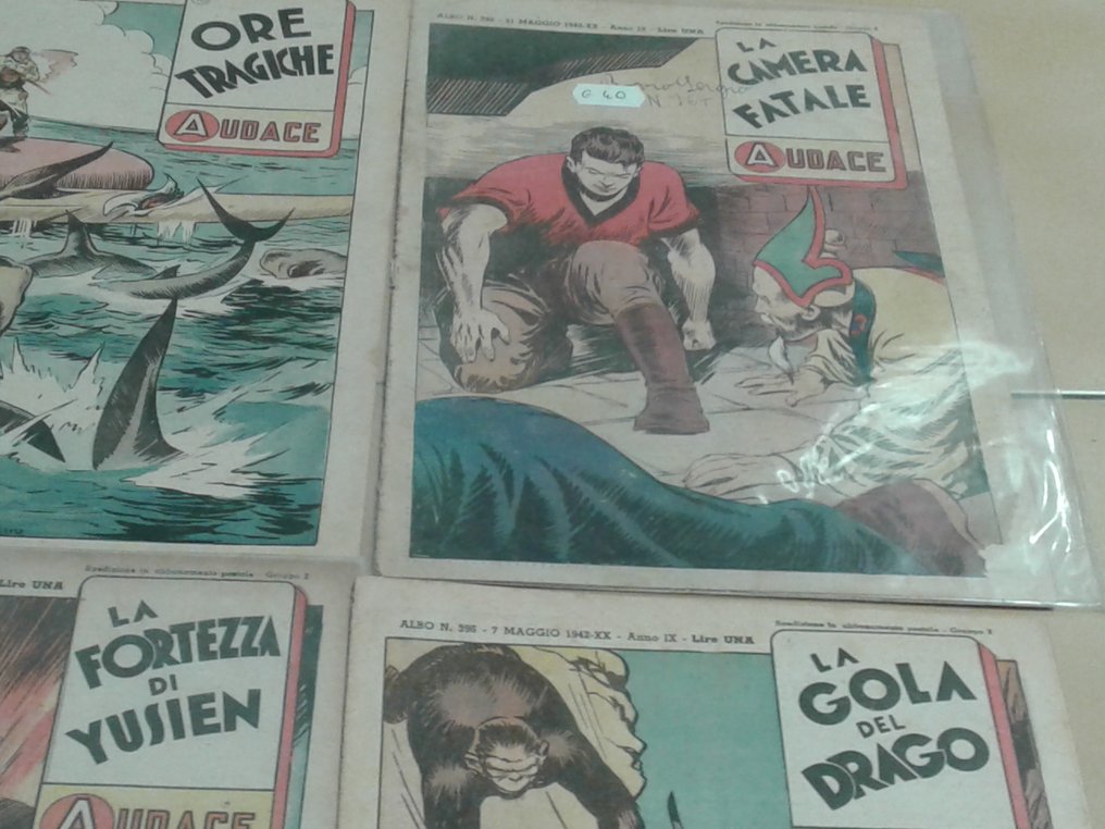 Furio Almirante nn. 393-396-397-399 - Audace - 4 Comic - 1942 #2.1