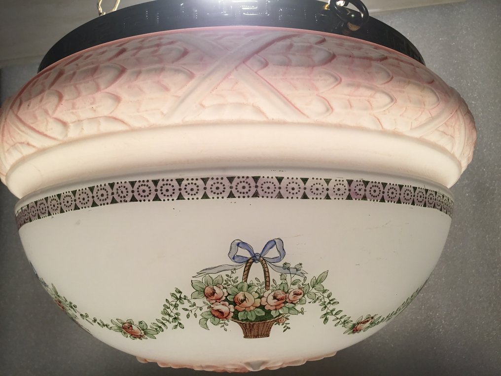 Függő lámpa - Aranyozott sárgaréz - Art Déco csillár #3.2