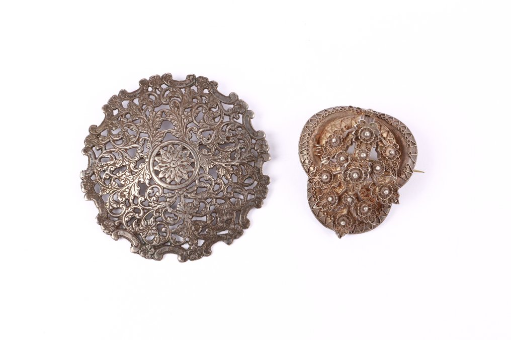 Senza prezzo di riserva - Spilla Argento - antico #1.0