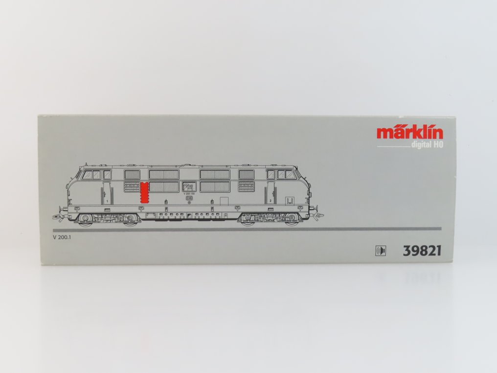 Märklin H0 - 39821 - Locomotiva diesel (1) - V200.1, suono completo digitale - DB #2.1