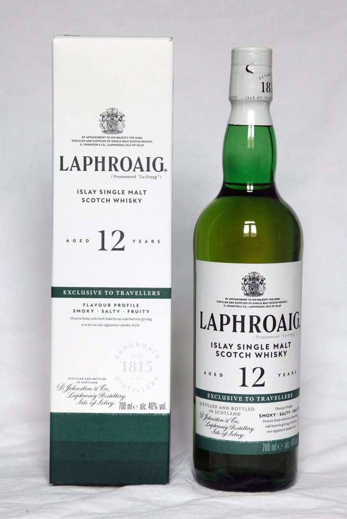 Laphroaig 12 years old - Exclusive To Travellers  - 70cl #1.0