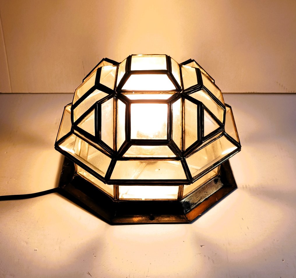 Kattovalaisin - Kristalli ja messinki - Granadino Ø27 cm. #2.1