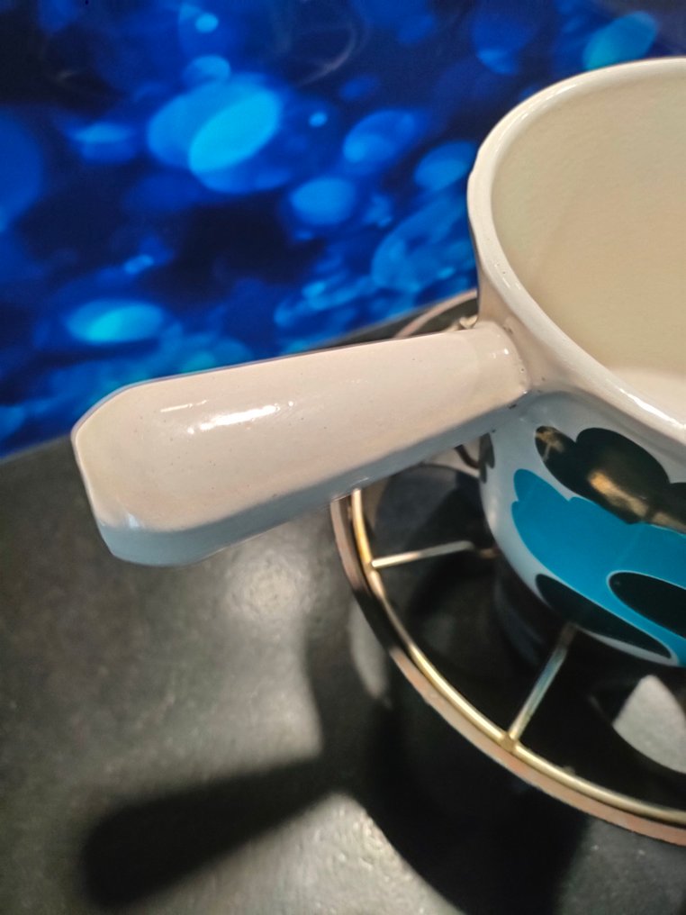 Le Creuset - Ταψί - Εικονική συσκευή για fondue για 6 άτομα, από υψηλής ποιότητας κεραμική επένδυση. #4.3