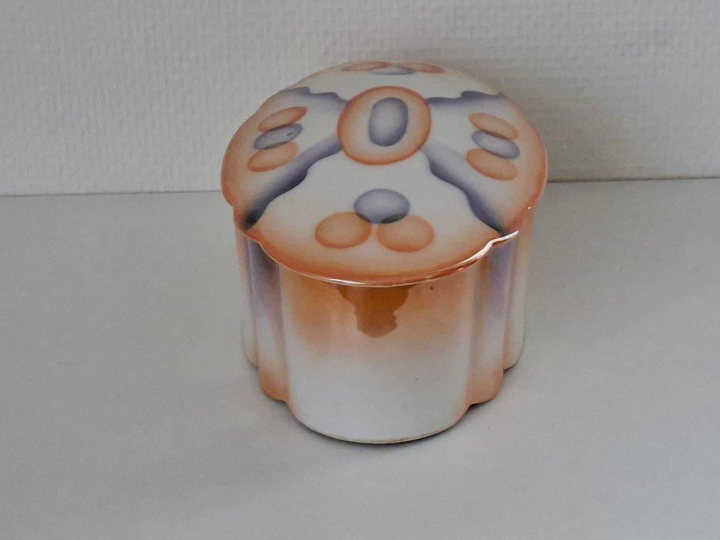 饼干罐 - 陶瓷 - Art Deco 烤箱转鼓 #1.0